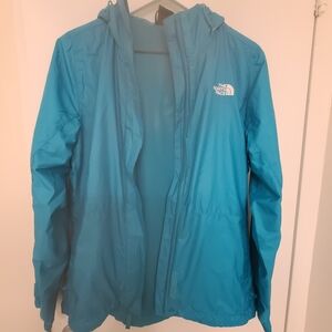 The North Face Lightweight Green Rain Jacket